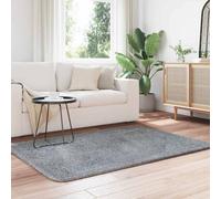 Berkfield Home Shaggy Rug High Pile NAVARRA Light Grey 120x170 cm Polyester | Size: Medium Berkfield Home Grey Medium