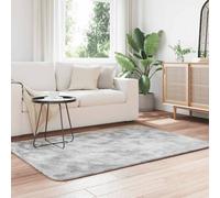 Berkfield Home Shaggy Rug High Pile NAVARRA Silver Grey 120x170 cm Polyester | Size: Medium Berkfield Home Grey Medium