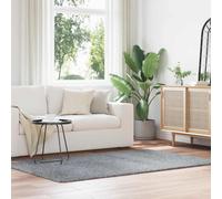 Berkfield Home Shaggy Rug High Pile NAVARRA Silver Grey 130x200 cm Polyester | Size: Medium Berkfield Home Grey Medium