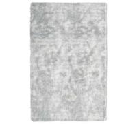 Berkfield Home Shaggy Rug High Pile NAVARRA Silver Grey 130x200 cm Polyester | Size: Medium Berkfield Home Grey Medium