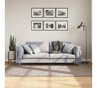 Berkfield Home Shaggy Rug PAMPLONA High Pile Modern Beige 140x200 cm | Size: Medium Berkfield Home Beige Medium