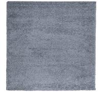 Berkfield Home Shaggy Rug PAMPLONA High Pile Modern Blue 160x160 cm | Size: Medium Berkfield Home Blue Medium