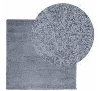 Berkfield Home Shaggy Rug PAMPLONA High Pile Modern Blue 160x160 cm | Size: Medium Berkfield Home Blue Medium