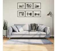 Berkfield Home Shaggy Rug PAMPLONA High Pile Modern Blue 80x150 cm | Size: Medium Berkfield Home Blue Medium