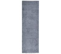 Berkfield Home Shaggy Rug PAMPLONA High Pile Modern Blue 80x250 cm | Size: Medium Berkfield Home Blue Medium
