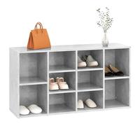 Berkfield Home Shoe Bench Concrete Grey 103x30x54.5 cm Engineered Wood Berkfield Home Grey 103x30x54.5 cm