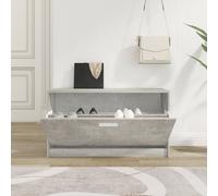 Berkfield Home Shoe Bench Concrete Grey 80x24x45 cm Engineered Wood | Size: 80 x 24 x 45 cm Berkfield Home Grey 80 x 24 x 45 cm