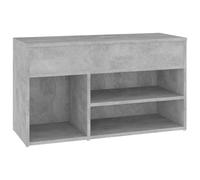 Berkfield Home Shoe Bench Concrete Grey 80x30x45 cm Engineered Wood | Size: 80 x 30 x 45 cm Berkfield Home Grey 80 x 30 x 45 cm