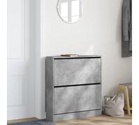 Berkfield Home Shoe Cabinet Concrete Grey 80x21x87.5 cm Engineered Wood Berkfield Home Grey 80x21x87.5 cm