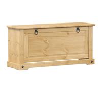 Berkfield Home Shoe Cabinet Corona 99x32x47 cm Solid Wood Pine in Natural | Size: 99 x 32 x 47 cm Berkfield Home Natural 99 x 32 x 47 cm