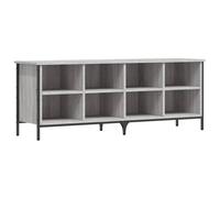 Berkfield Home Shoe Cabinet Grey Sonoma 131x35x50 cm Engineered Wood | Size: 131 x 35 x 50 cm Berkfield Home Grey 131 x 35 x 50 cm