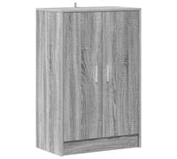 Berkfield Home Shoe Cabinet Grey Sonoma 60x35x92 cm Engineered Wood | Size: 60 x 35 x 92 cm Berkfield Home Grey 60 x 35 x 92 cm