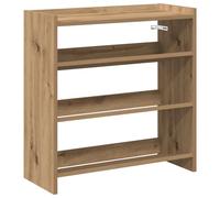 Berkfield Home Shoe Rack Artisan Oak 60x25x62 cm Engineered Wood in Brown | Size: 60 x 25 x 62 cm Berkfield Home Brown 60 x 25 x 62 cm