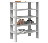 Berkfield Home Shoe Rack Concrete Grey 61x32x87.5 cm Engineered Wood Berkfield Home Grey 61x32x87.5 cm