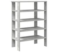 Berkfield Home Shoe Rack Concrete Grey 61x32x87.5 cm Engineered Wood Berkfield Home Grey 61x32x87.5 cm