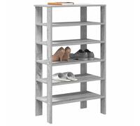 Berkfield Home Shoe Rack Grey Sonoma 61x32x105 cm Engineered Wood | Size: 61 x 32 x 105 cm Berkfield Home Grey 61 x 32 x 105 cm