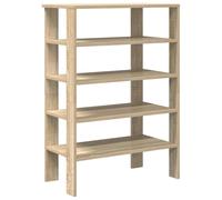 Berkfield Home Shoe Rack Sonoma Oak 61x32x87.5 cm Engineered Wood in Light Oak Berkfield Home Light Oak 61x32x87.5 cm