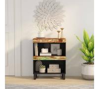 Berkfield Home Side Cabinet 60x33x75 cm Solid Wood Reclaimed | Size: 60 x 33 x 75 cm Berkfield Home Multicolor 60 x 33 x 75 cm