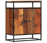 Berkfield Home Side Cabinet 60x35x76 cm Solid Reclaimed Wood & Steel in Brown | Size: 60 x 35 x 76 cm Berkfield Home Brown 60 x 35 x 76 cm