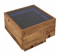 Berkfield Home Side Table Old wood 40 x 40 x 30 cm Engineered wood in Brown Berkfield Home Brown 40 x 40 x 30 cm