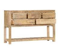 Berkfield Home Sideboard 120x30x75 cm Solid Mango Wood in Brown | Size: 120 x 30 x 75 cm Berkfield Home Brown 120 x 30 x 75 cm