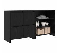 Berkfield Home Sideboard 2 pcs Black oak 70 x 41 x 75 cm Engineered wood Berkfield Home Black 70 x 41 x 75 cm