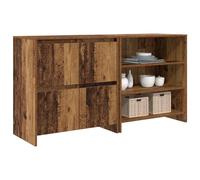Berkfield Home Sideboard 2 pcs Old wood 70 x 41 x 75 cm Engineered wood in Brown Berkfield Home Brown 70 x 41 x 75 cm