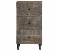 Berkfield Home Sideboard 40x33x75 cm Solid Wood Mango | Size: 40 x 33 x 75 cm Berkfield Home Multicolor 40 x 33 x 75 cm