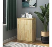 Berkfield Home Sideboard 60x36x84 cm Solid Pinewood in Brown | Size: 60 x 36 x 84 cm Berkfield Home Brown 60 x 36 x 84 cm