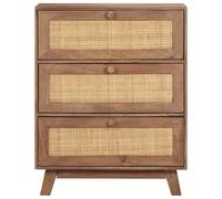 Berkfield Home Sideboard 61x35x76 cm Solid Mango Wood in Brown | Size: 61 x 35 x 76 cm Berkfield Home Brown 61 x 35 x 76 cm