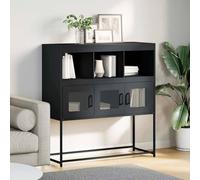 Berkfield Home Sideboard Anthracite 100.5x39x107 cm Cold-rolled Steel in Dark Grey Berkfield Home Dark Grey 100.5x39x107 cm