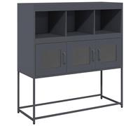 Berkfield Home Sideboard Anthracite 100.5x39x107 cm Cold-rolled Steel in Dark Grey Berkfield Home Dark Grey 100.5x39x107 cm