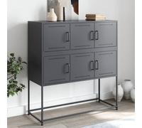 Berkfield Home Sideboard Anthracite 100.5x39x107 cm Steel Berkfield Home Multicolor 100.5x39x107 cm