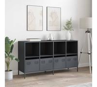 Berkfield Home Sideboard Anthracite 135x39x73.5 cm Cold-rolled Steel in Charcoal Berkfield Home Charcoal 135x39x73.5 cm