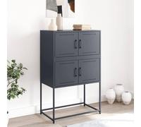 Berkfield Home Sideboard Anthracite 68.5x38.5x107 cm Steel in Dark Grey Berkfield Home Dark Grey 68.5x38.5x107 cm