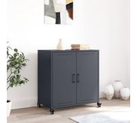 Berkfield Home Sideboard Anthracite 68.5x39x72 cm Steel in Charcoal Berkfield Home Charcoal 68.5x39x72 cm