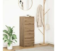 Berkfield Home Sideboard Artisan Oak 37.5x35x99 cm Engineered Wood in Brown Berkfield Home Brown 37.5x35x99 cm