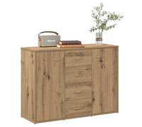 Berkfield Home Sideboard Artisan Oak 88x30x64 cm Engineered Wood in Brown | Size: 88 x 30 x 64 cm Berkfield Home Brown 88 x 30 x 64 cm