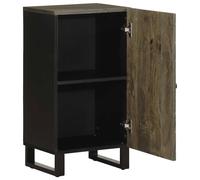 Berkfield Home Sideboard Black 40x33x75 cm Solid Wood Mango | Size: 40 x 33 x 75 cm Berkfield Home Black 40 x 33 x 75 cm