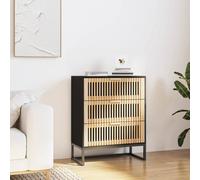 Berkfield Home Sideboard Black 60x30x75 cm Engineered Wood | Size: 60 x 30 x 75 cm Berkfield Home Black 60 x 30 x 75 cm