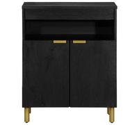 Berkfield Home Sideboard Black 60x33x75 cm Engineered Wood | Size: 60 x 33 x 75 cm Berkfield Home Black 60 x 33 x 75 cm