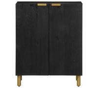 Berkfield Home Sideboard Black 60x33x75 cm Engineered Wood | Size: 60 x 33 x 75 cm Berkfield Home Black 60 x 33 x 75 cm