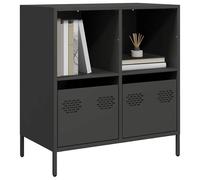 Berkfield Home Sideboard Black 68x39x73.5 cm Cold-rolled Steel Berkfield Home Black 68x39x73.5 cm