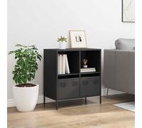 Berkfield Home Sideboard Black 68x39x73.5 cm Cold-rolled Steel Berkfield Home Black 68x39x73.5 cm