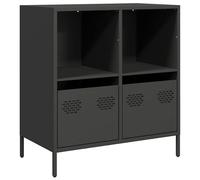 Berkfield Home Sideboard Black 68x39x73.5 cm Cold-rolled Steel Berkfield Home Black 68x39x73.5 cm