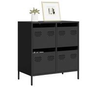 Berkfield Home Sideboard¬†Black 68x39x73.5 cm Cold-rolled Steel in Black Berkfield Home Black 68x39x73.5 cm