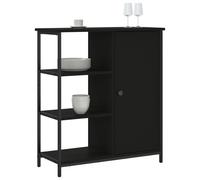 Berkfield Home Sideboard Black 70x30x80 cm Engineered Wood | Size: 70 x 30 x 80 cm Berkfield Home Black 70 x 30 x 80 cm