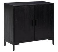 Berkfield Home Sideboard Black 75x35x70 cm Solid Pinewood | Size: 75 x 35 x 70 cm Berkfield Home Black 75 x 35 x 70 cm