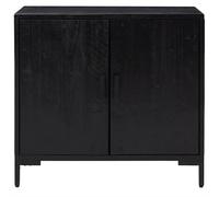 Berkfield Home Sideboard Black 75x35x70 cm Solid Pinewood | Size: 75 x 35 x 70 cm Berkfield Home Black 75 x 35 x 70 cm