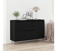 Berkfield Home Sideboard Black Oak 101, 5x35x70 cm Engineered Wood | Size: 5 x 35 x 70 cm Berkfield Home Black 5 x 35 x 70 cm